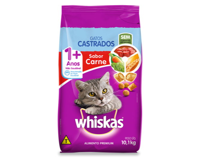 Whiskas Gato Castrado x 1kg