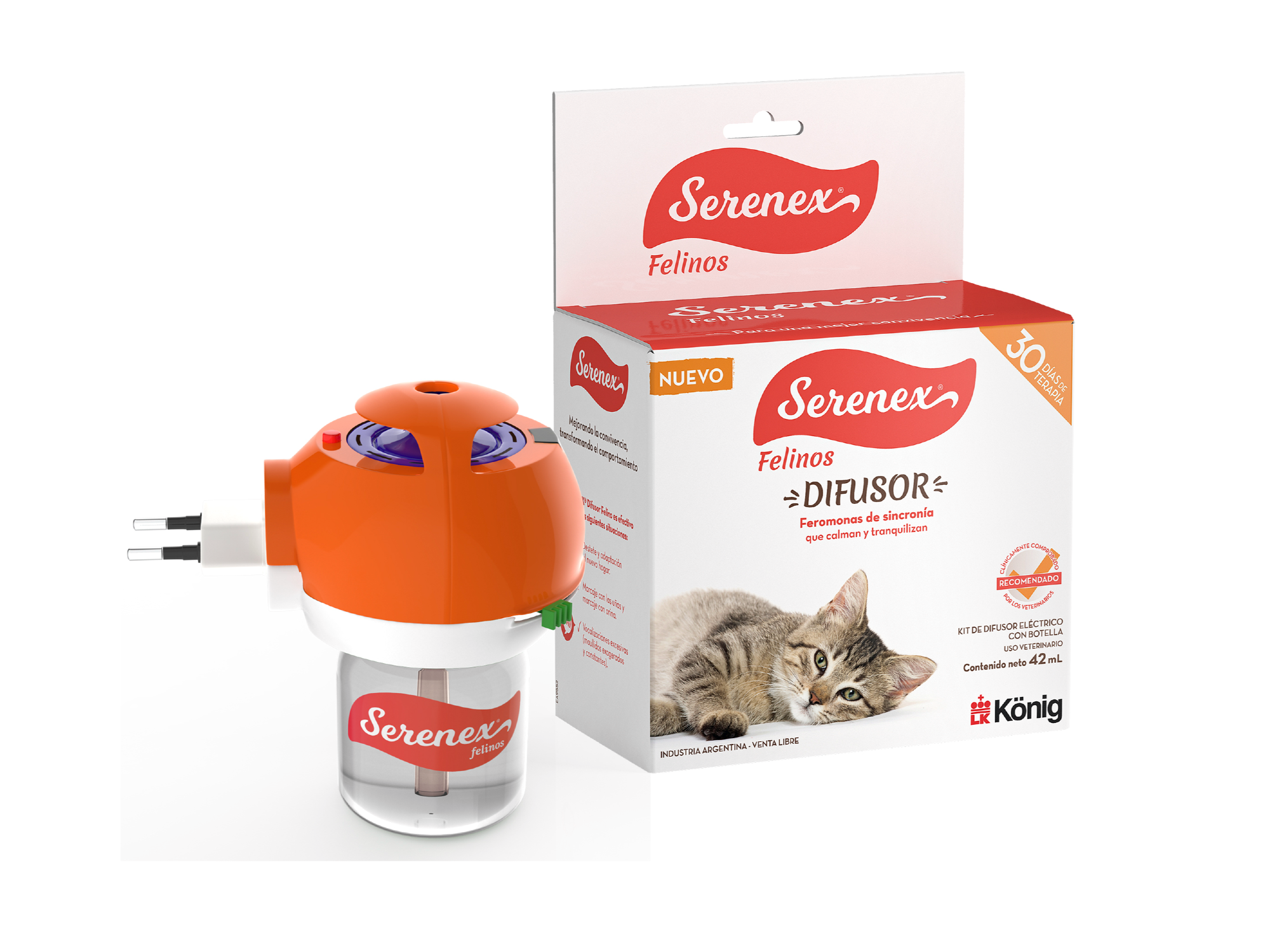 Serenex difusor felino x 42 ml (art 323)