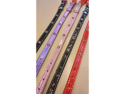 Collar de cuerina c/ strass (art 1267)