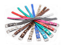Collar cuero color