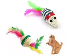 Hilosisol raton + pelota c/plumas (art 642)