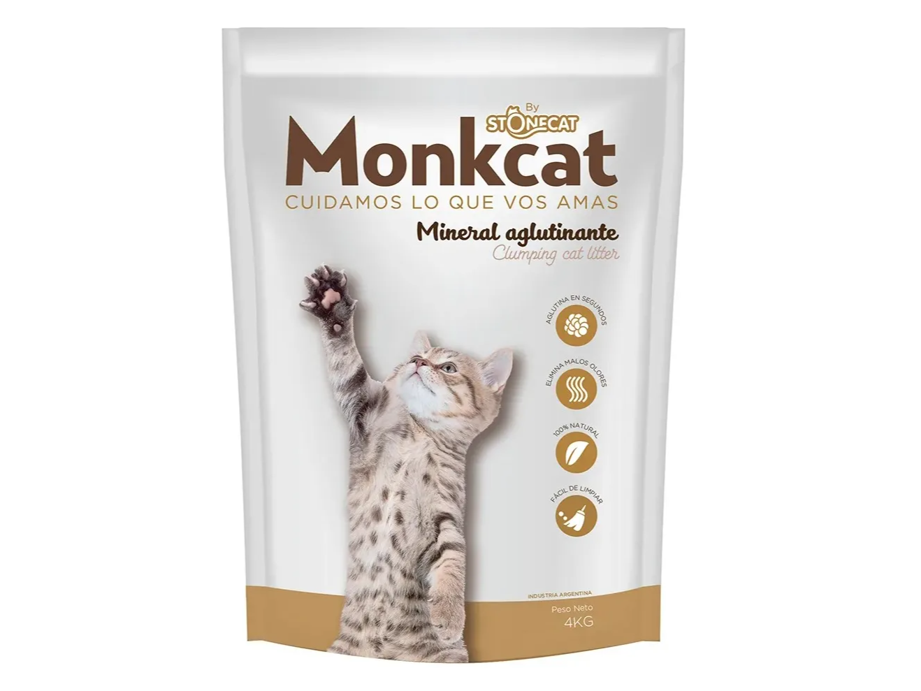 Piedritas aglutinantes Moncat x 4kg
