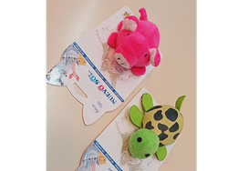 Peluche tortuga/chancho con cuerda (art 910)