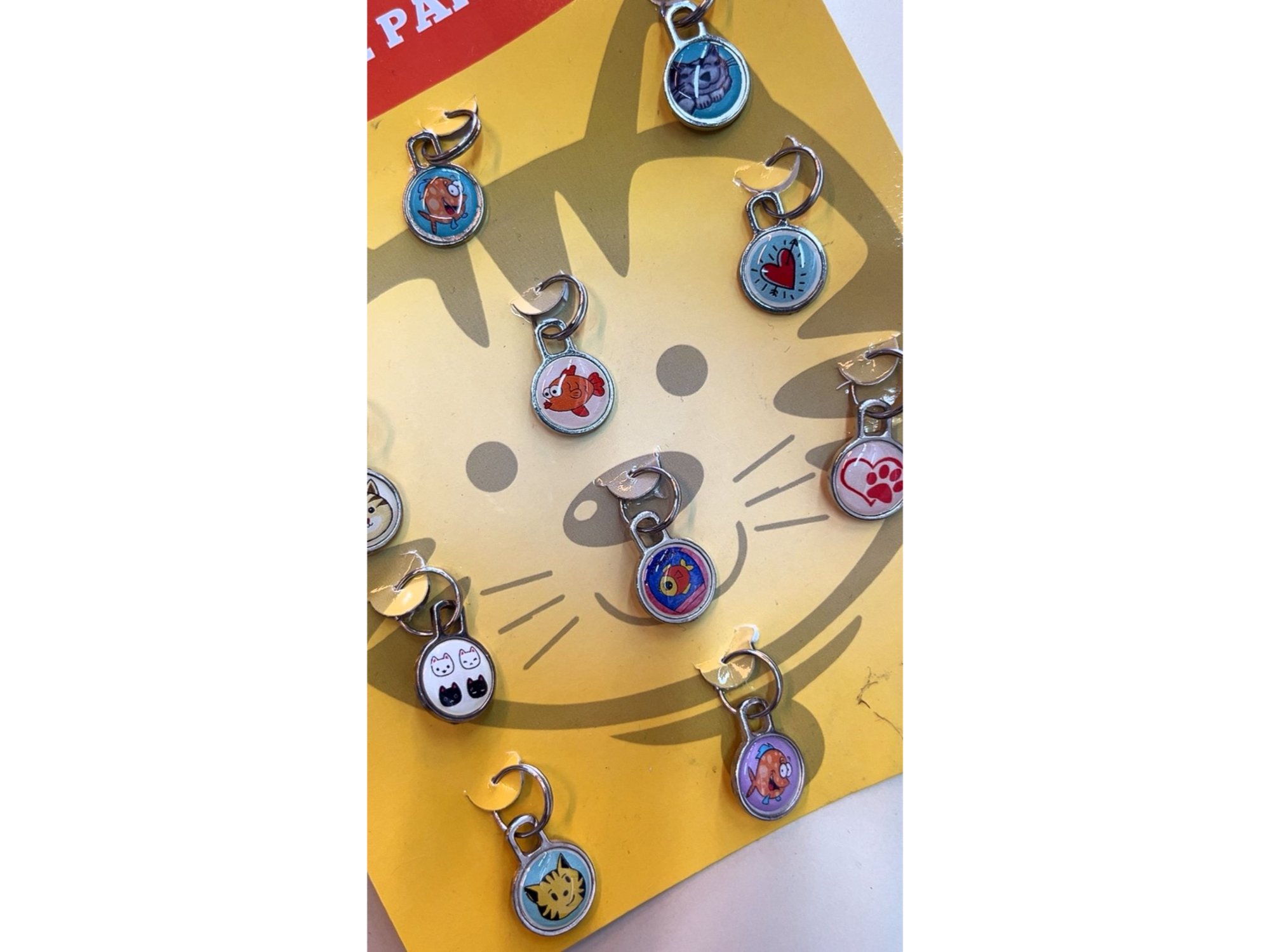 Medalla dije redondo para gato (art 1819)