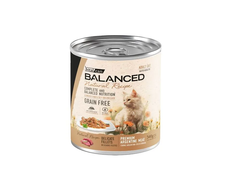 Balanced Natural Recipes Gato lata x 340 gr
