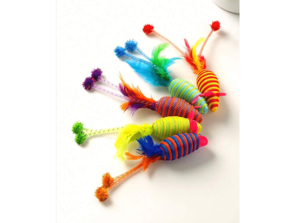 Ratita de hilo c/tira elastica y pompon (art 2230)