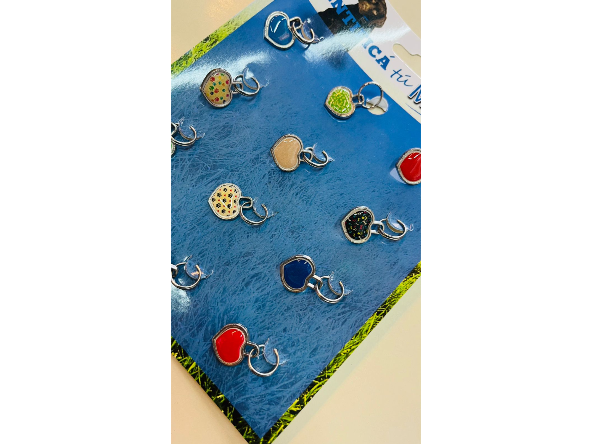 Medalla dije corazón para perro (art 1823)