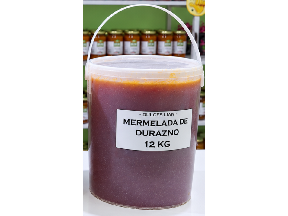 Balde de Mermelada de Durazno