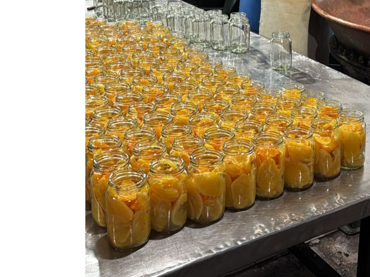 Naranjas en Almíbar