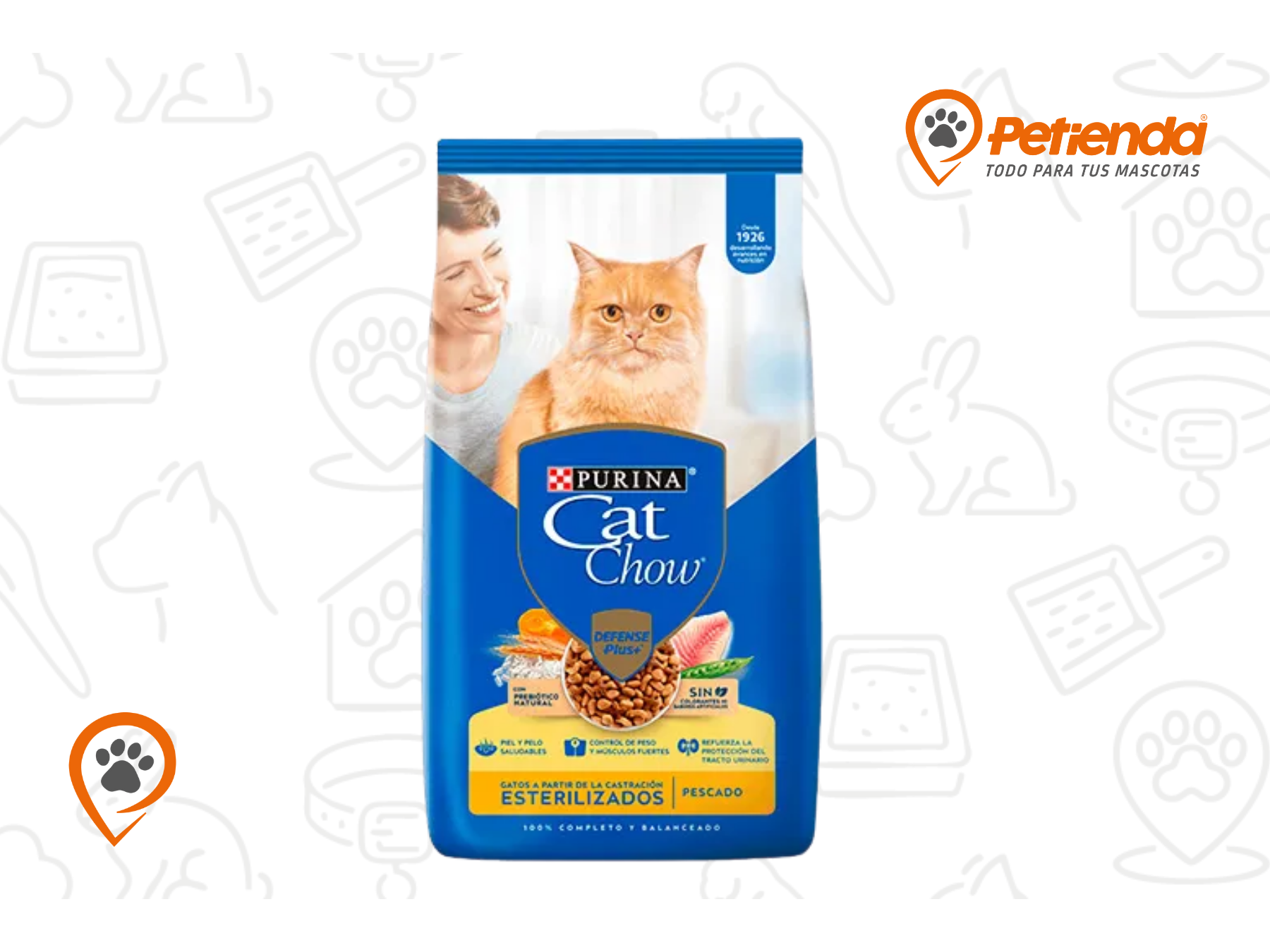 CAT CHOW GATO ESTERILIZADO X15KG