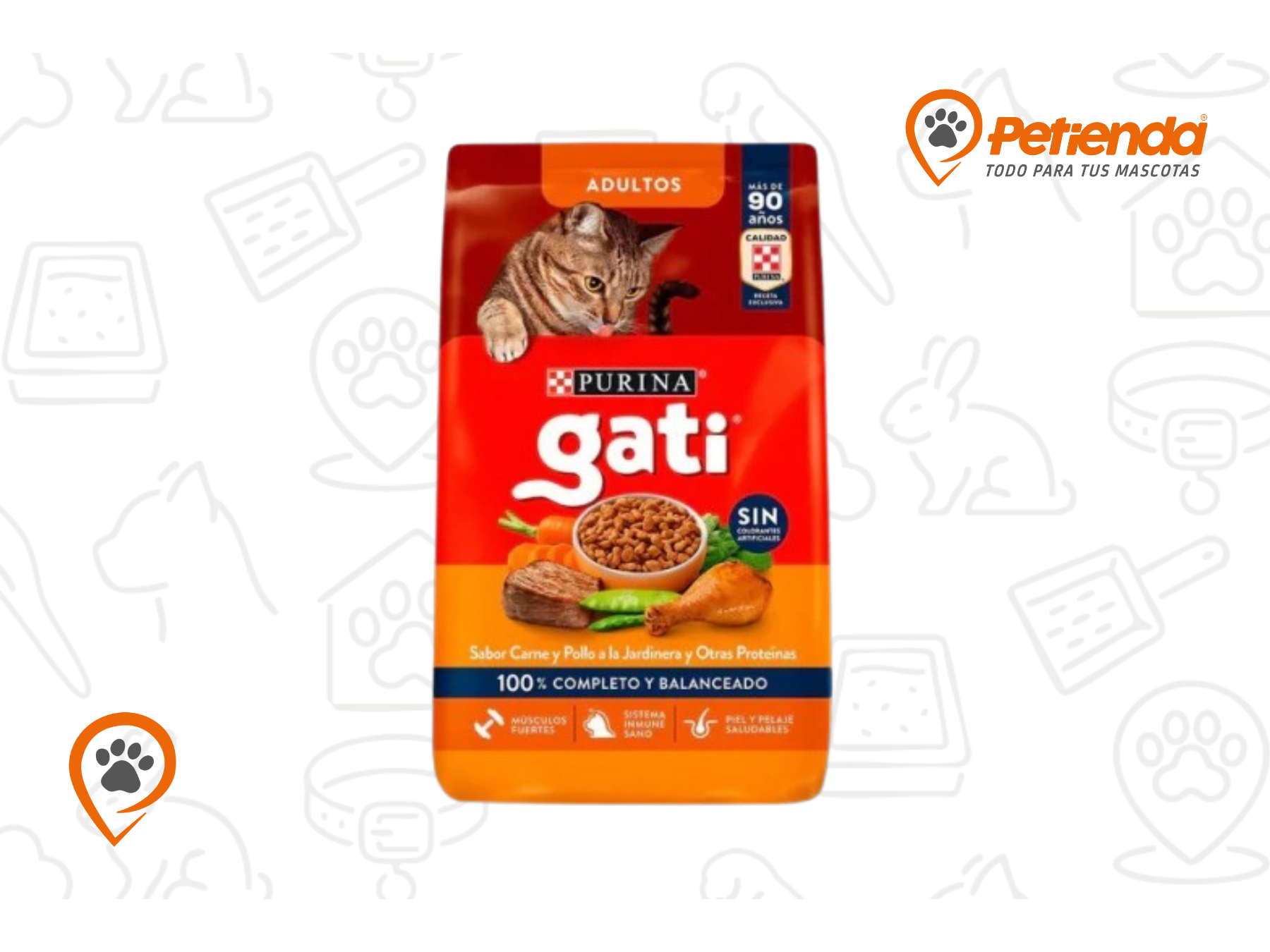 GATI CARNE Y POLLO 15KG