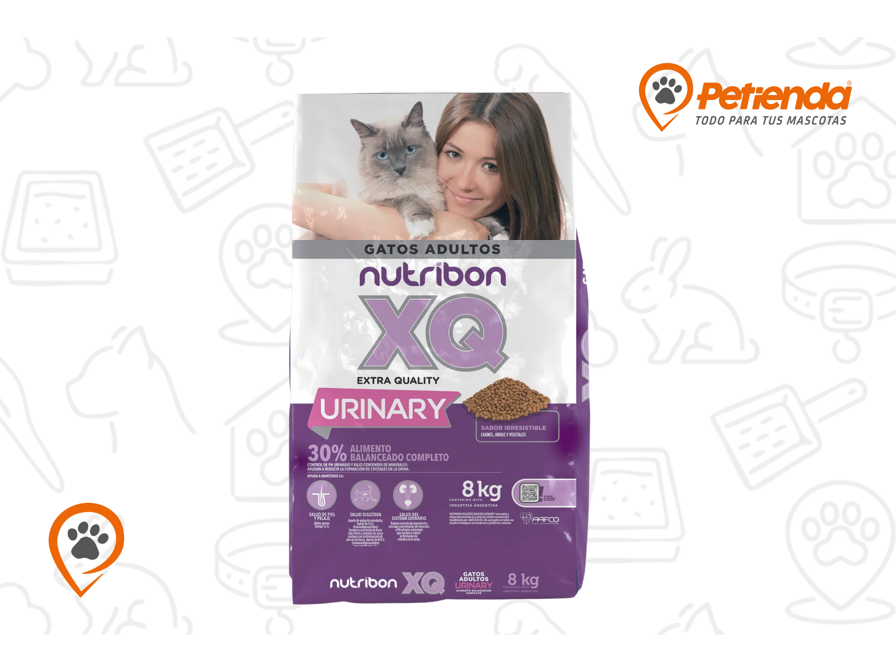 NUTRIBON XQ GATO URINARY X8KG