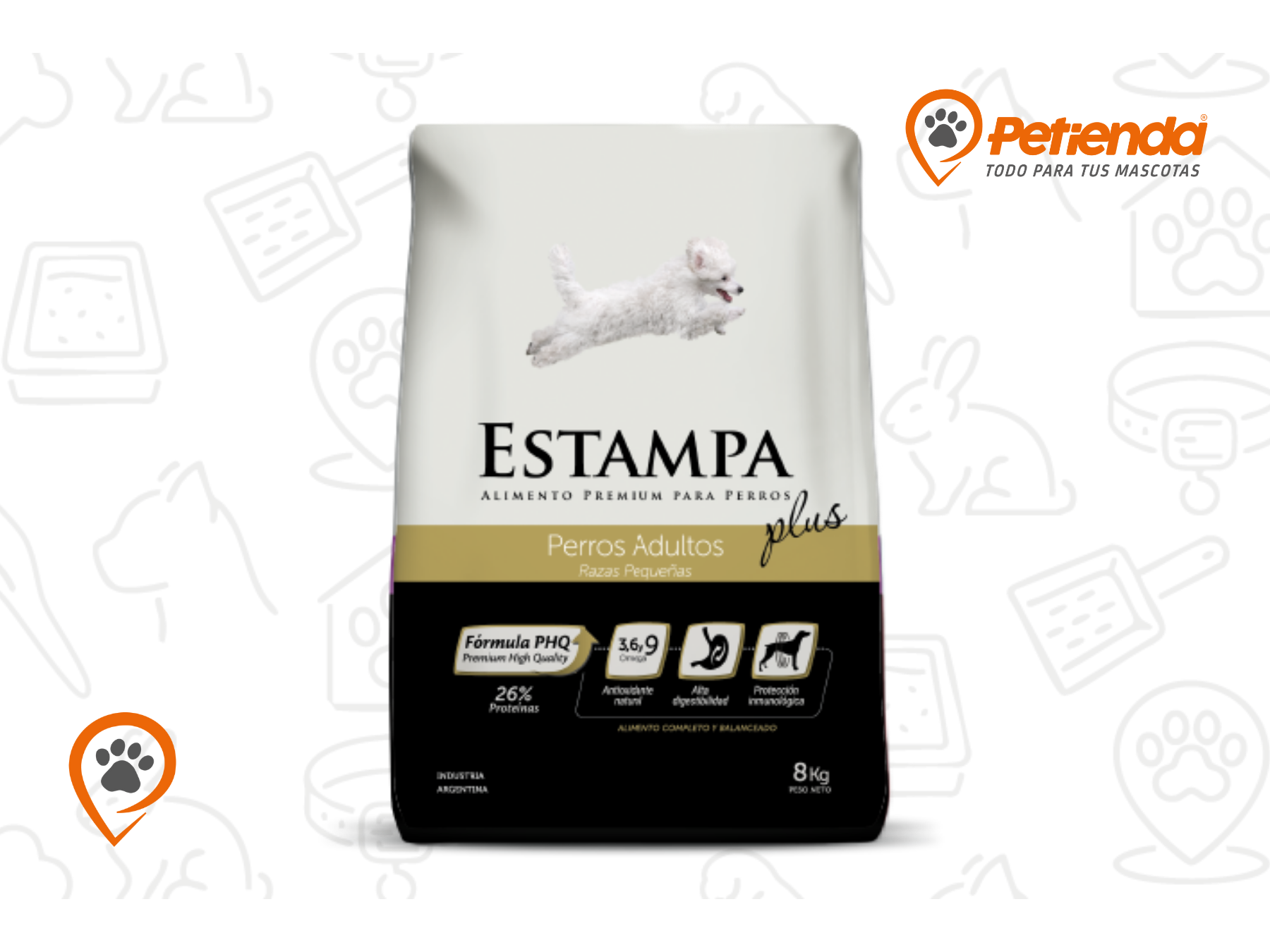 ESTAMPA PLUS PERRO RAZA PEQUEÑA