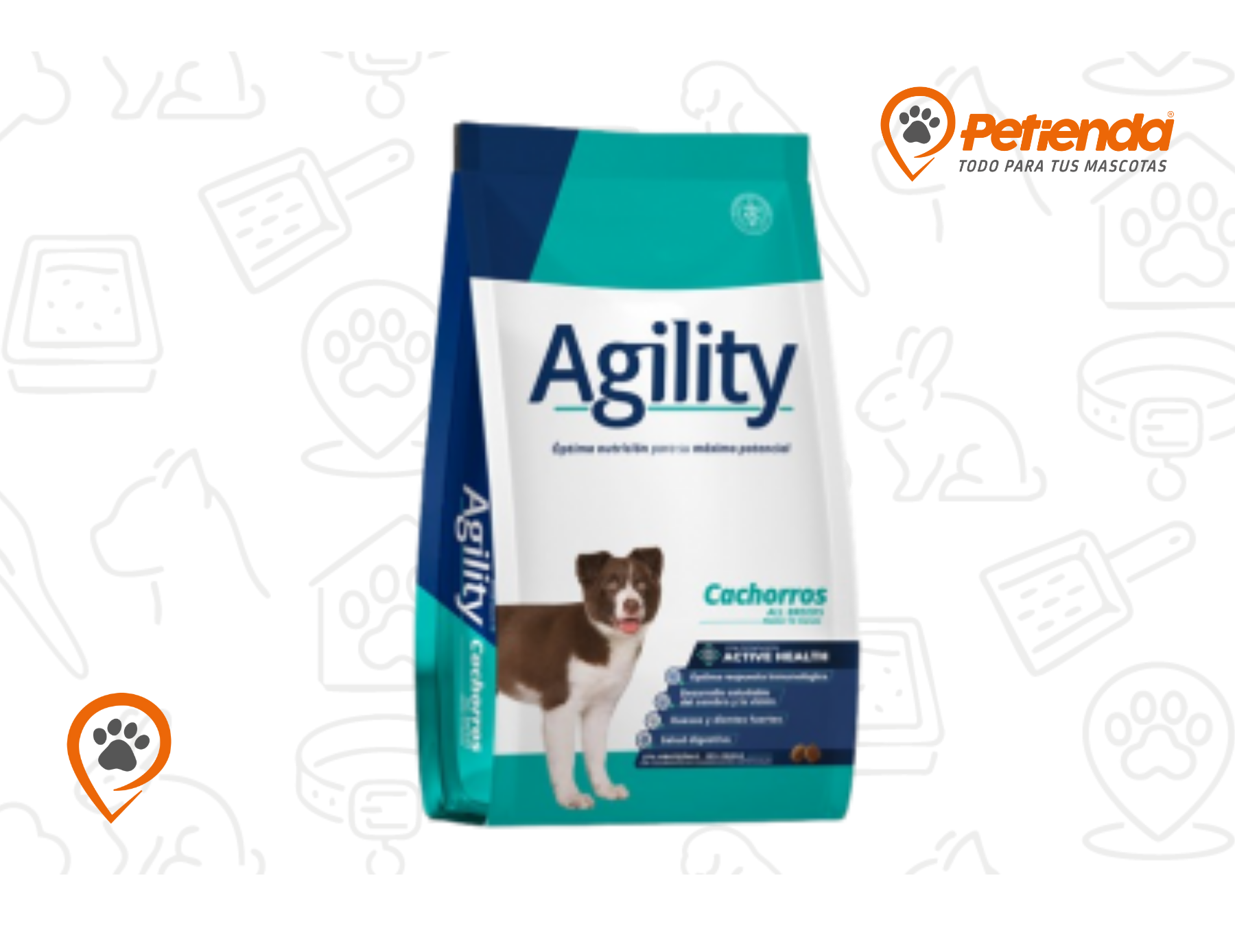 AGILITY CACHORRO X15KG