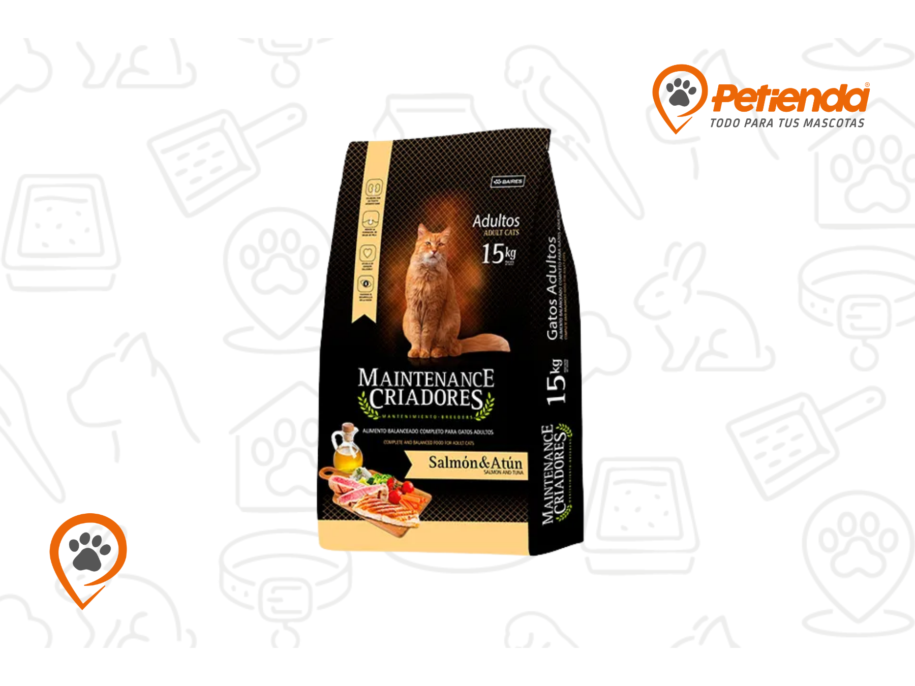 MAINTENANCE CRIADORES GATO X15KG