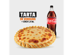 Tarta de Verdura + Coca 1,5 lts
