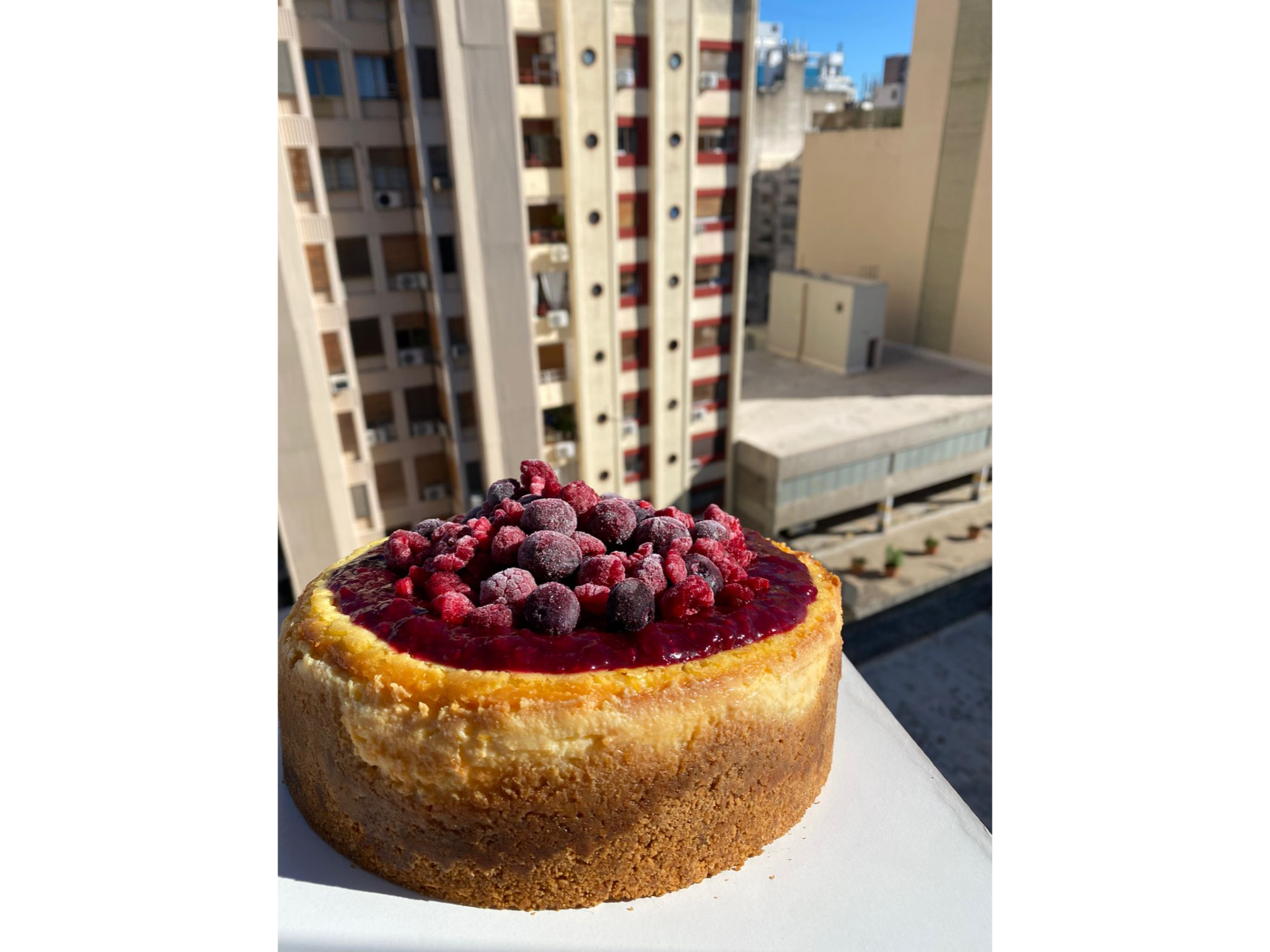 Cheesecake NY frutos rojos de Mil Sabores