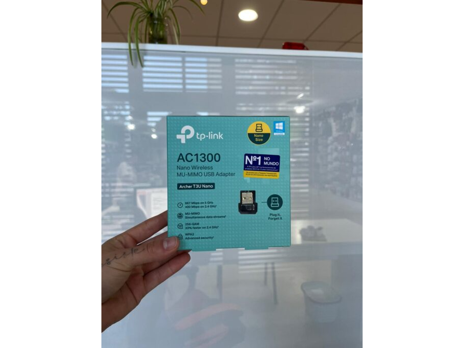 PLACA WIFI NANO ARCHER TU3 TP-LINK (AC1300) DUAL BAND