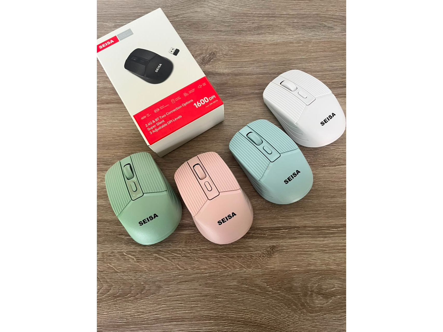 MOUSE INALAMBRICO BT RGB RECARGABLE DN-N616 SEISA
