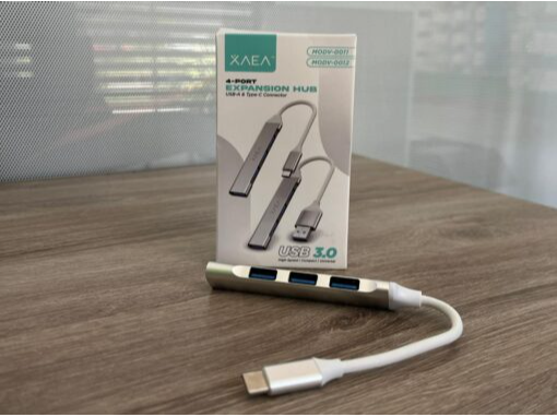 HUB USB 3.0 4 PUERTOS USB C/CABLE TIPO C MODV-0012