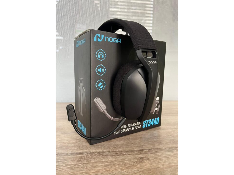 VINCHA GAMER INALAMBRICA 2,4G DUAL NOGA ST-3440
