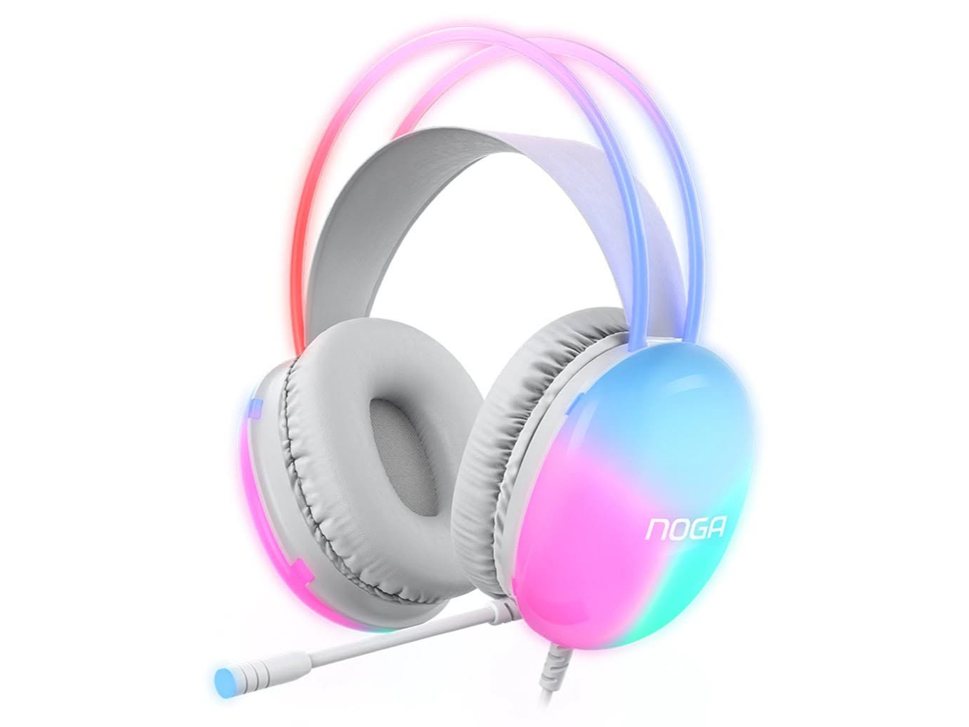 VINCHA C/MICROFONO LED RGB T-705