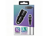 CARGADOR 12V/24V MICRO 3,1A "ESTRUENDO" KARSEN (2 USB + CABLE)