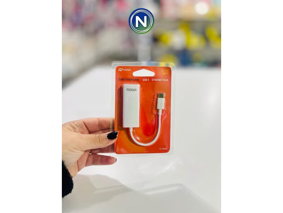 CABLE ADAPTADOR TIPO C / ETHERNET RJ45 NOGA 8TC-RED2)