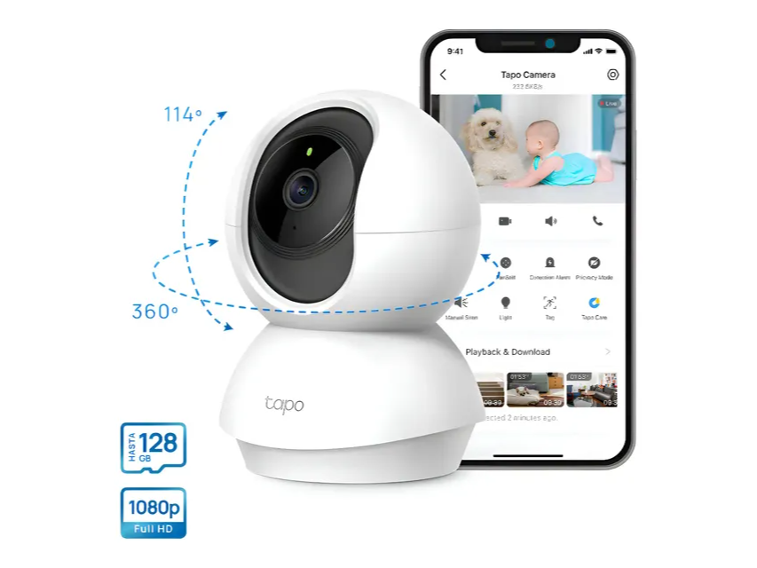 CAMARA IP WIFI TAPO (INTERIOR) C200 FULL HD C/MOV