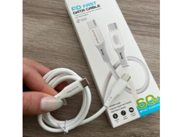 CABLE USB TIPO C A TIPO C 60W SMARTILIKE MT-XP02 SILICONADO