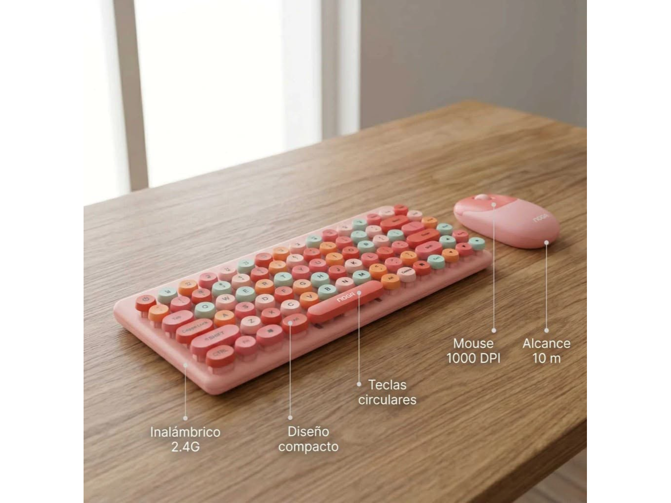 TECLADO + MOUSE INALAMBRICO NOGA (S5700)
