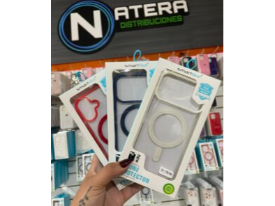 ANTIGOLPE MAGSAFE IPHONE 17/17PRO/17PROMAX (BORDE COLOR) SMARTILIKE