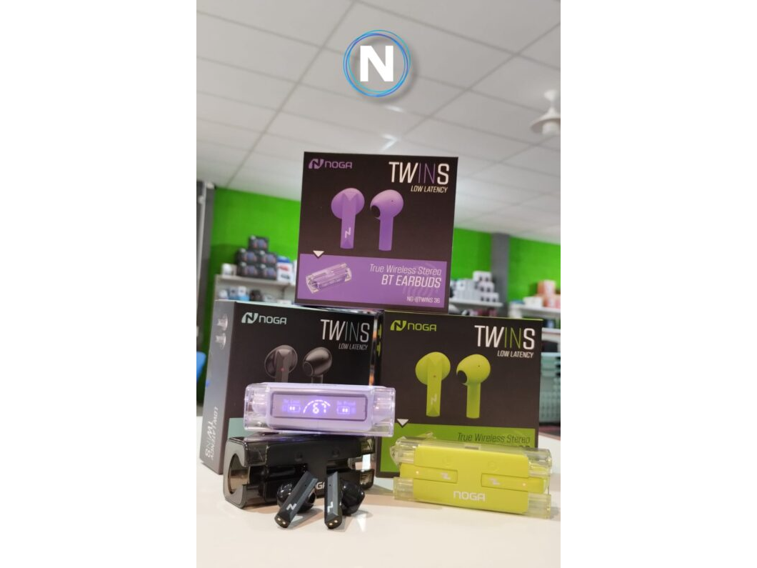 MANOS LIBRES TWINS EARDBUDS 36 TRANSPARENTES (NG-BTWINS36)