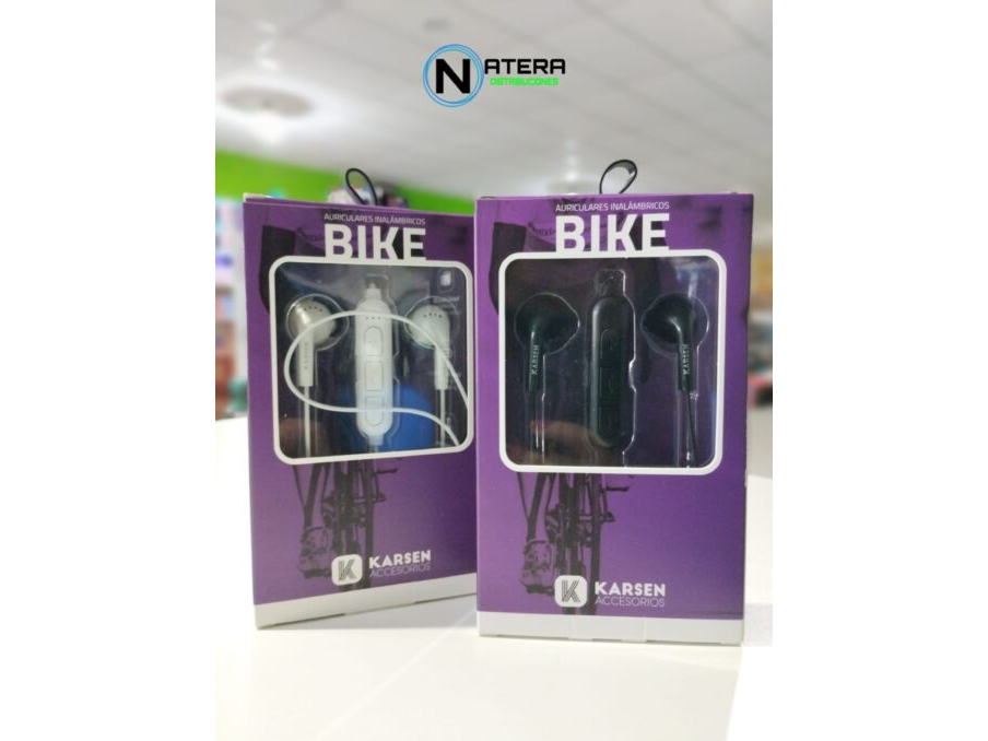 AURICULAR BT DEPORTIVO IN EAR BIKE KARSEN de NATERADISTRIBUCIONES