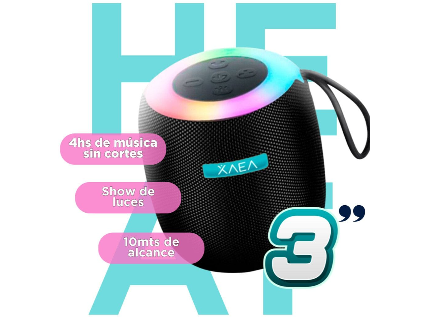 PARLANTE 3" XAEA HEAT MOD022
