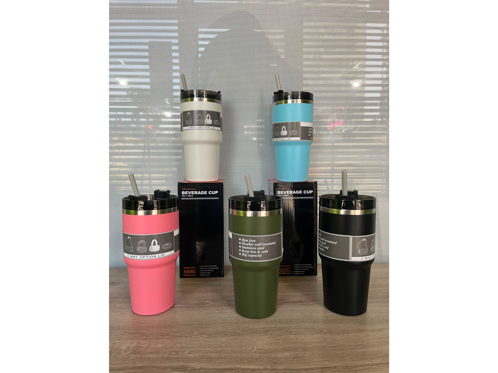 VASO 600ML LISOS