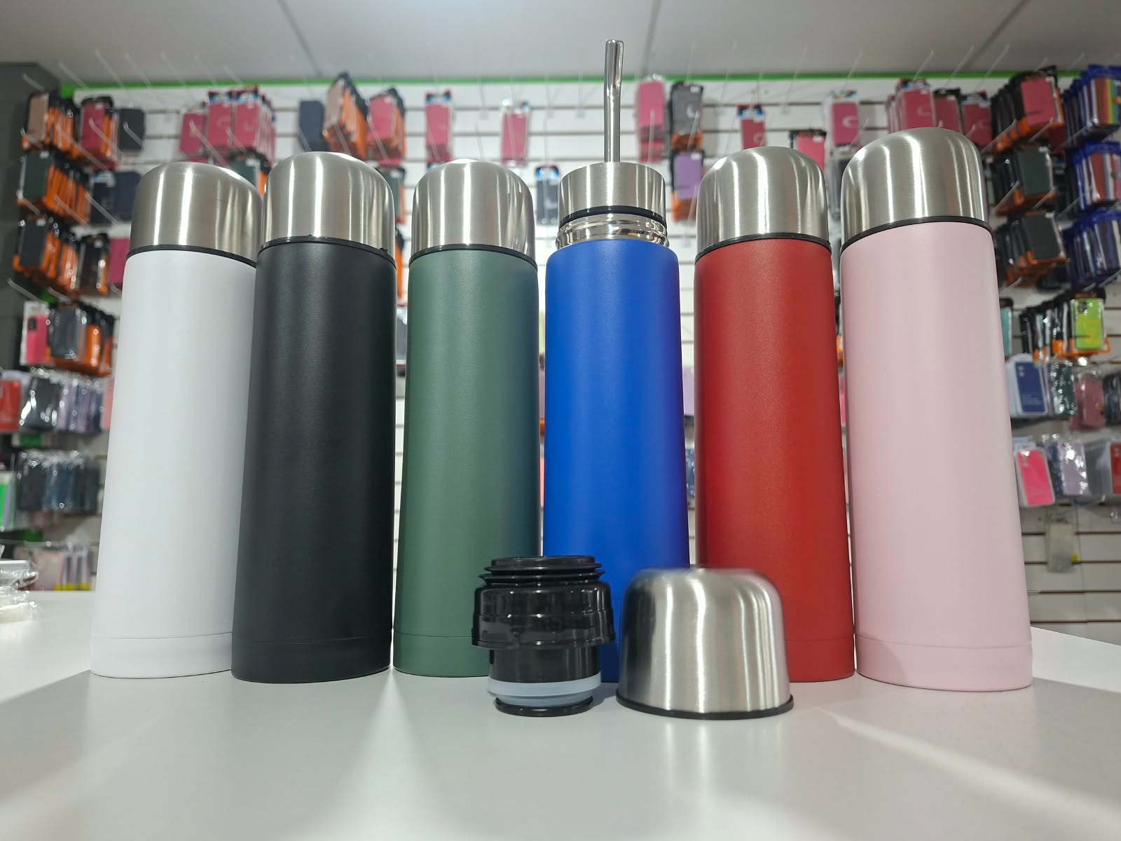 AUTOCEBANTE / TERMO 2 EN 1 500ML NEGROS