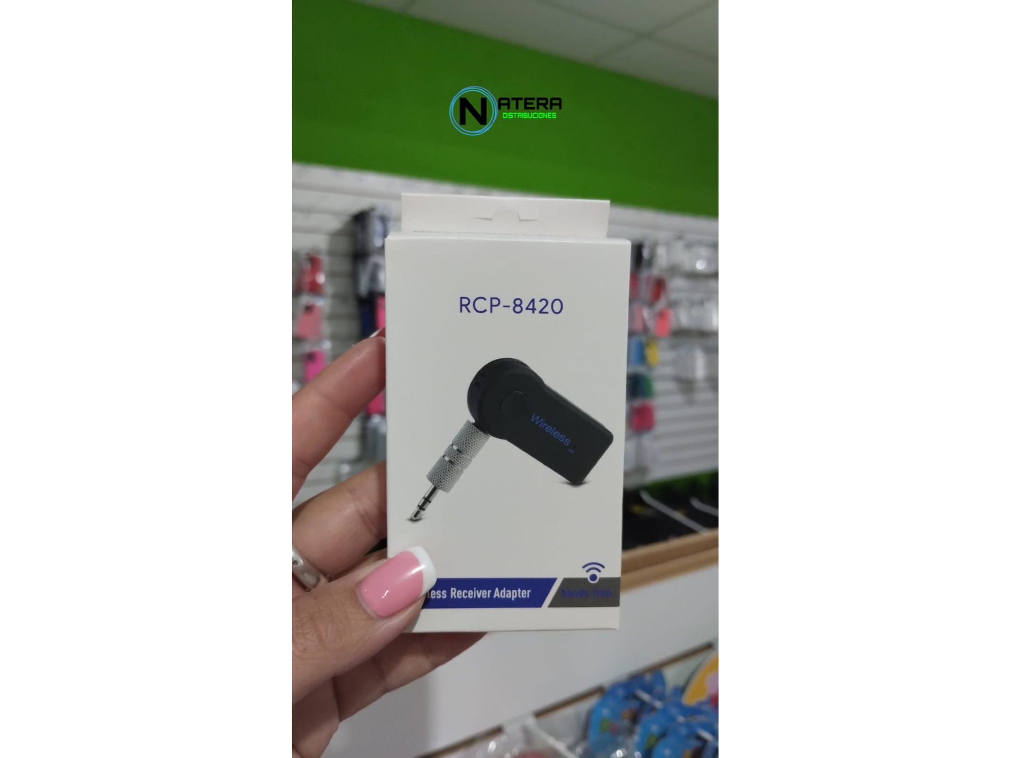 RECEPTOR BLUETOOTH EN CAJA CAR WIRELES