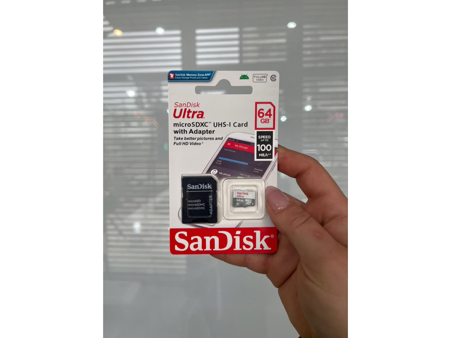 MEMORIA 64GB SANDIKS (100MB/S) de NATERADISTRIBUCIONES