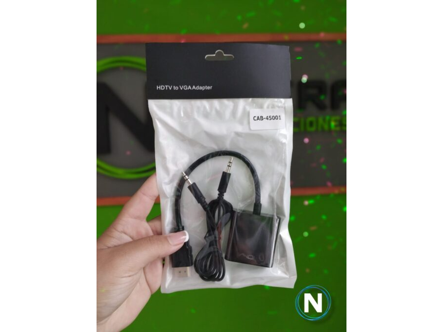CONVERSOR HDMI A VGA (EN BOLSITA)