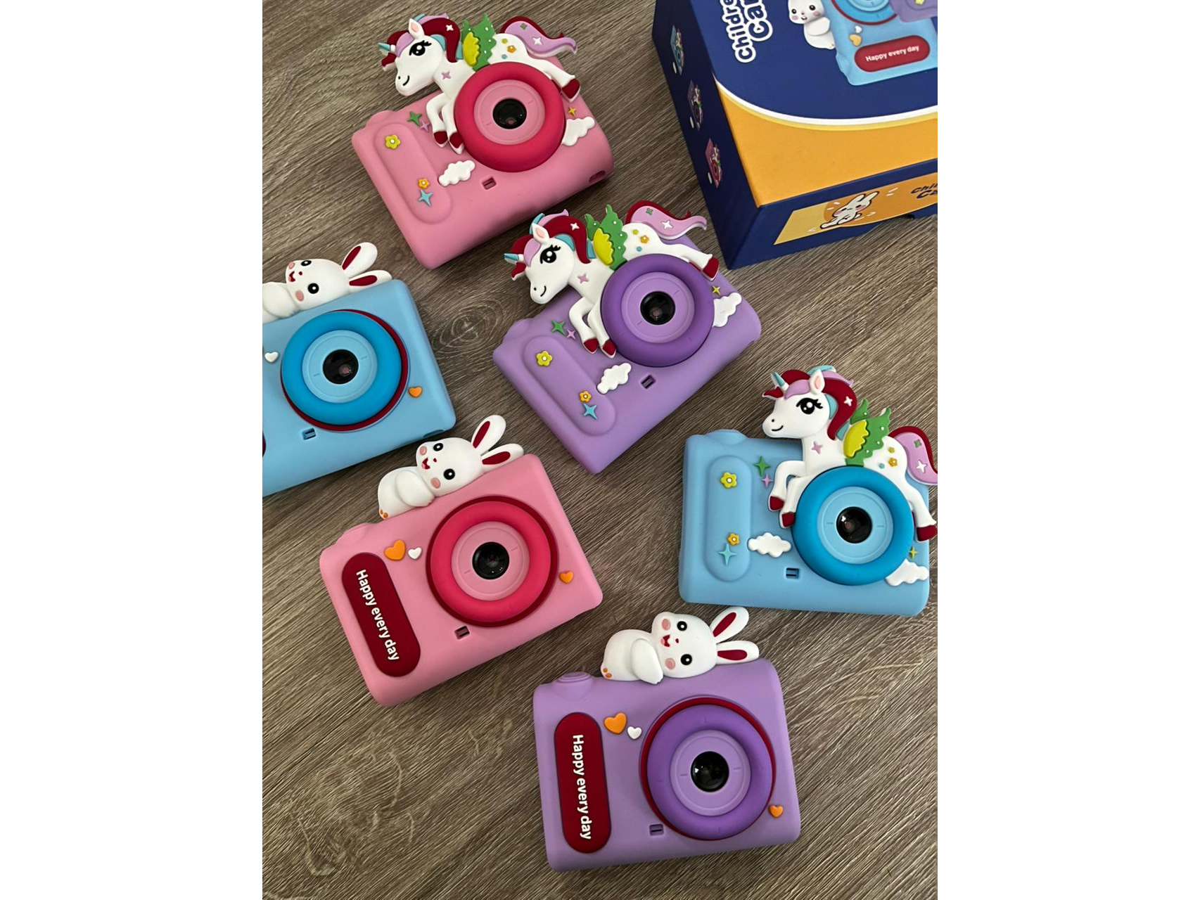 CAMARA INFANTIL CON DISEÑOS SQ-XJ08 C/CAMARA FRONTAL, HASTA 40 FOTOS SIN MEMORIA