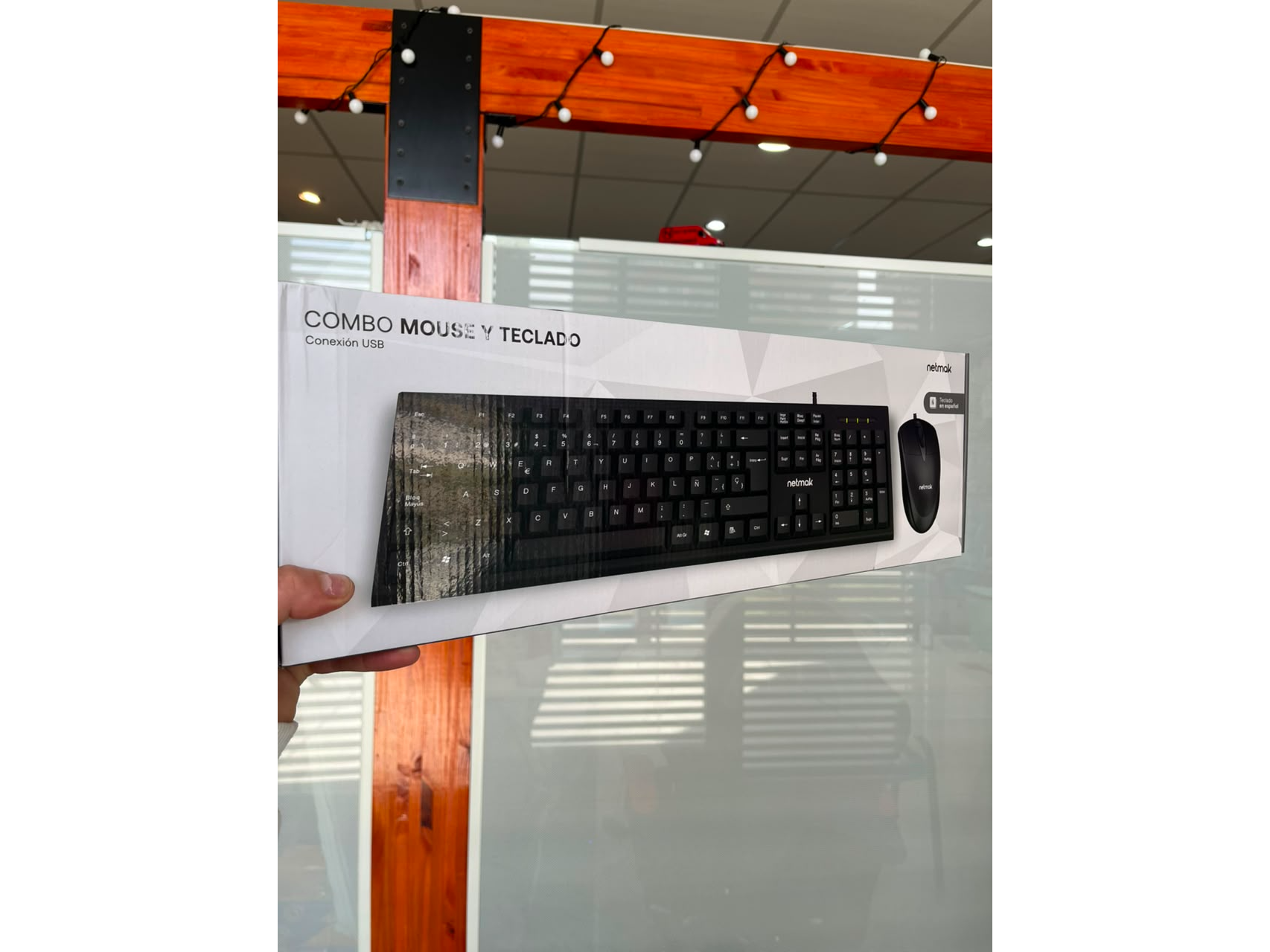 TECLADO + MOUSE USB NETMAK NM-KB340