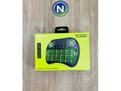 MINI TECLADO RGB MULTIMEDIA RETROILUMINADO CON PANEL TACTIL NOGA(NKB-K2RGB)