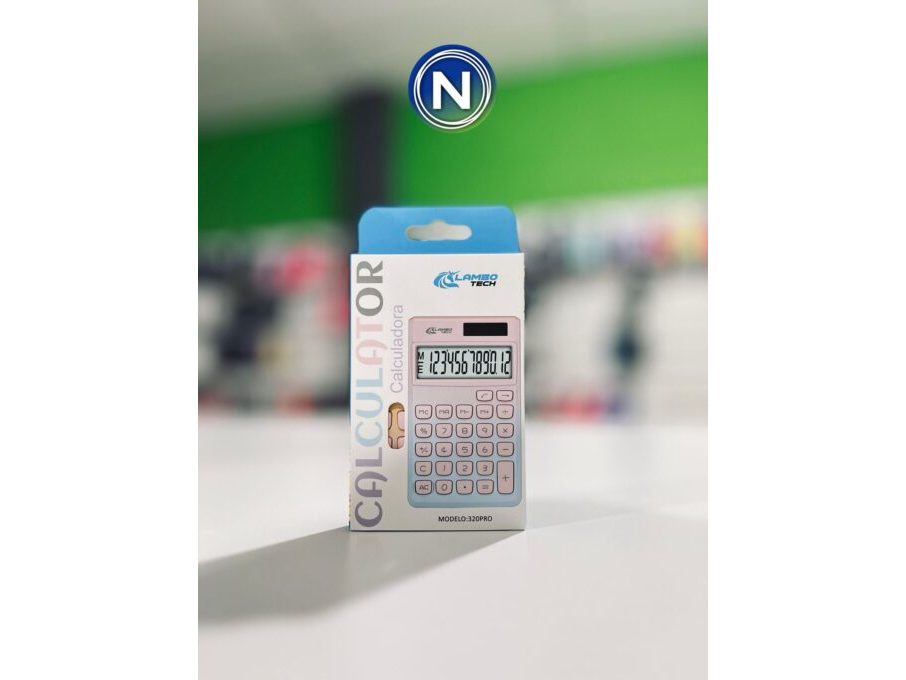 CALCULADORA COLORES PASTEL LAMBO TECH (320PRO)