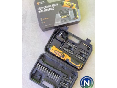 DESTORNILLADOR INALAMBRICO ORYX 84PCS 9V (OR-503)