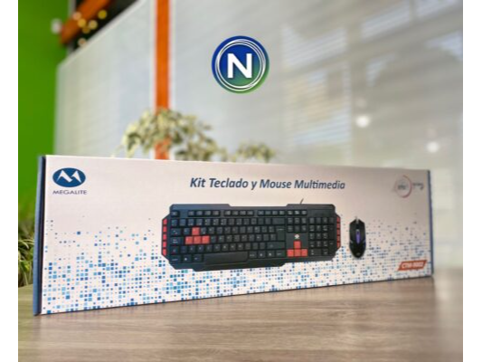 COMBO TECLADO + MOUSE C/CABLE MEGALITE (CTM-9002)