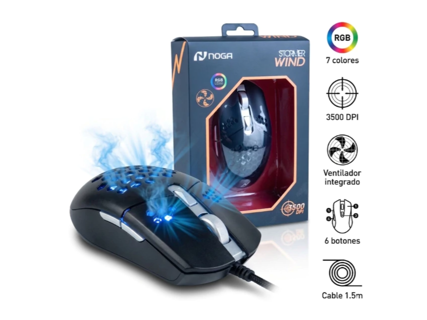 MOUSE GAMER WIND 350DPI 6D