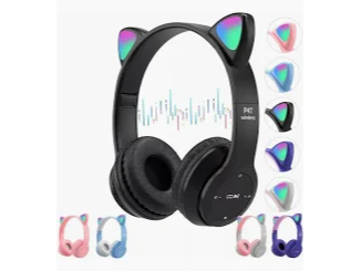 VINCHA BLUETOOTH OREJA DE GATO P47