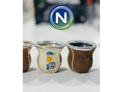 MATE VIDRIO FORRADOS ESTAMPADOS