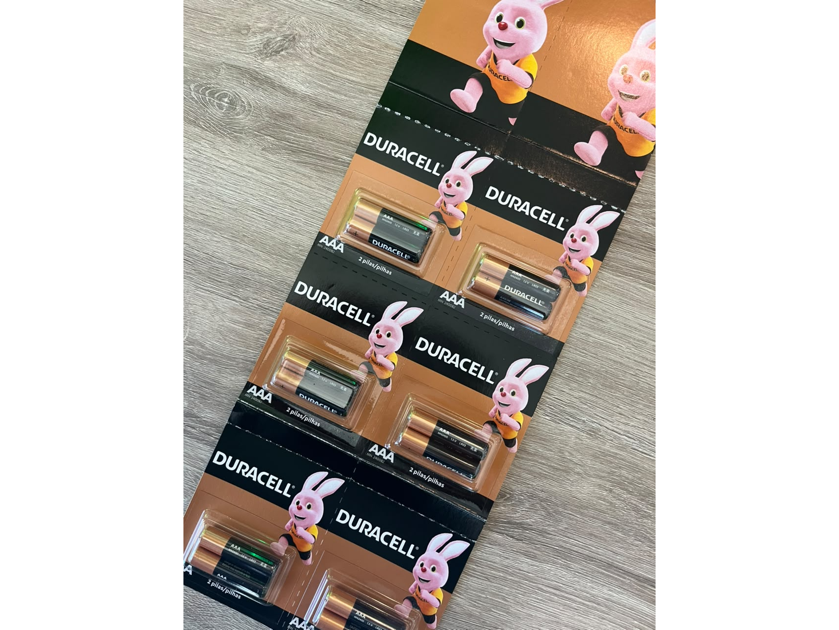 PILAS AAA DURACELL PAQUETE X2 UNIDADES